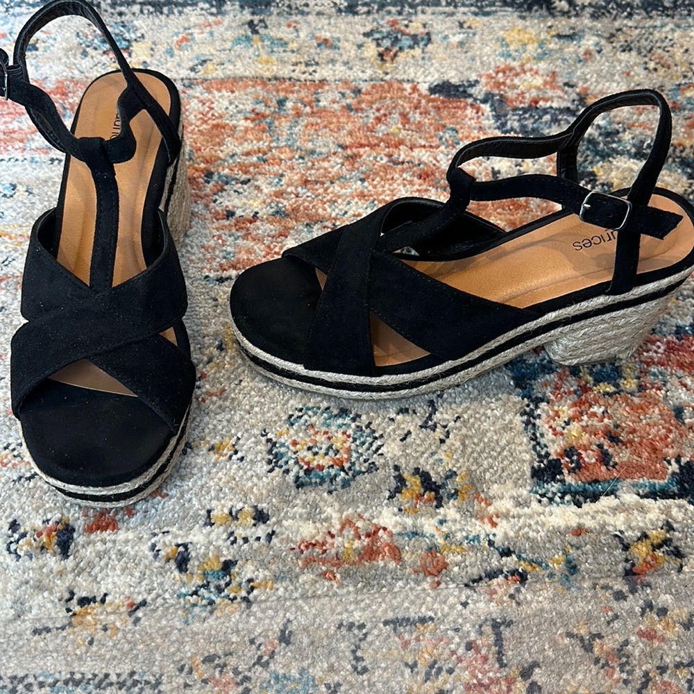 Maurices Platform Espadrille Heels